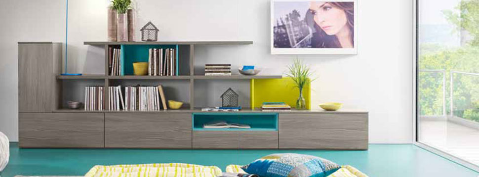 immagine di un soggiorno arredato con mobili mobilstella